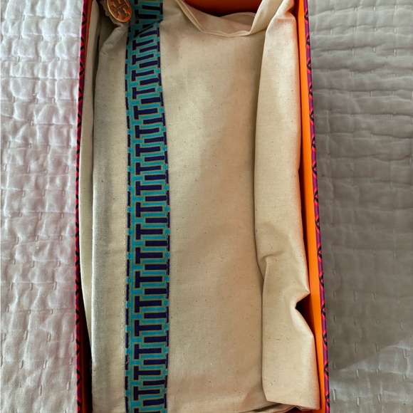 Tory Burch Small Marple Dot Reva Ballet Flat: Black & Ivory - Picture 10 of 16